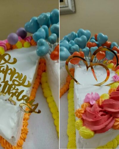 Half n Half Cake
